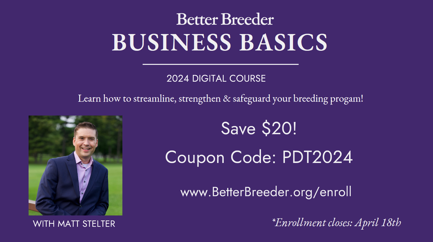 BetterBreeder Business Basics