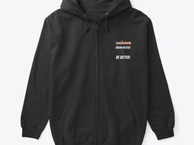 Pure Dog Talk - Know Better, Be Better Unisex Full Zip Hoodie