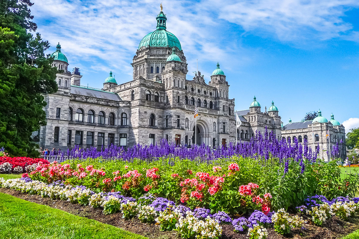 Victoria, British Columbia, the one port call on this sailing